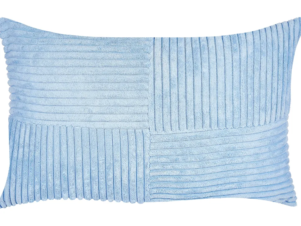 Dekokissen Cord Blau 47 X 27 Cm 2Er Set Millet