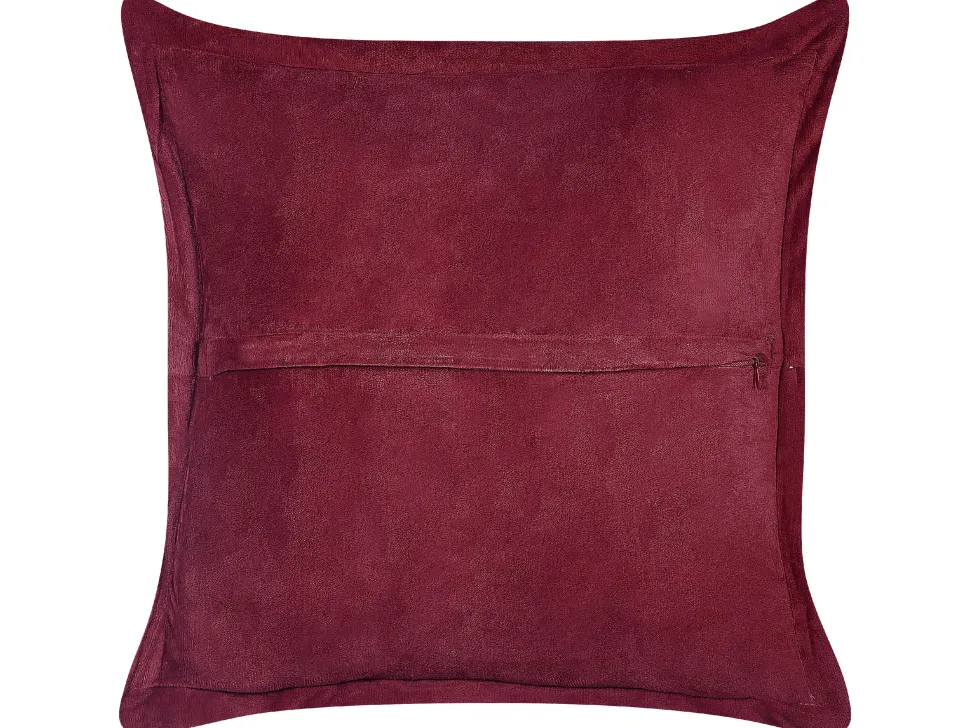 Dekokissen Cord Bordeaux 43 × 43 Cm 2Er Set Zinnia