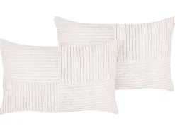 Dekokissen Cord Cremeweis 47 X 27 Cm 2Er Set Millet