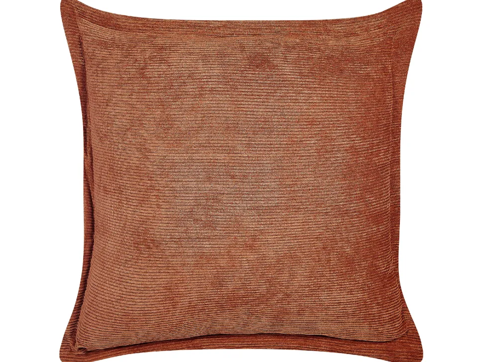 Dekokissen Cord Goldbraun 43 × 43 Cm 2Er Set Zinnia