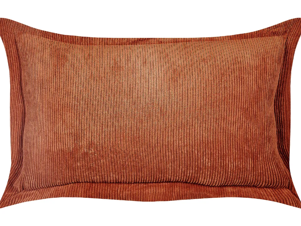 Dekokissen Cord Goldbraun 47 X 27 Cm 2Er Set Zinnia