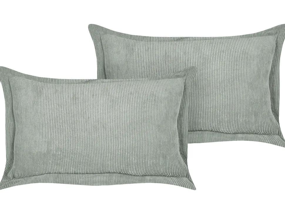 Dekokissen Cord Hellgrun 47 X 27 Cm 2Er Set Zinnia
