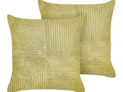 Dekokissen Cord Olivgrun 43 X 43 Cm 2Er Set Millet
