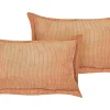 Dekokissen Cord Orange 47 X 27 Cm 2Er Set Zinnia