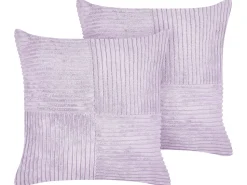 Dekokissen Cord Violett 43 X 43 Cm 2Er Set Millet