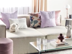 Dekokissen Cord Violett 43 X 43 Cm 2Er Set Millet