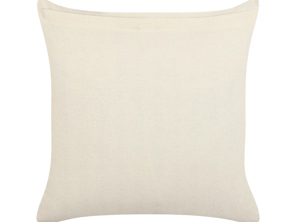 Dekokissen Dreiecke Baumwolle Hellbeige / Schwarz 45 X 45 Cm Cercis