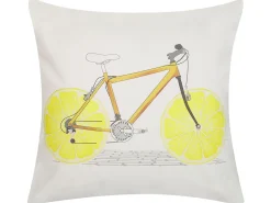 Dekokissen Fahrradmotiv Baumwolle Bunt 45 X 45 Cm 2Er Set Ruscus