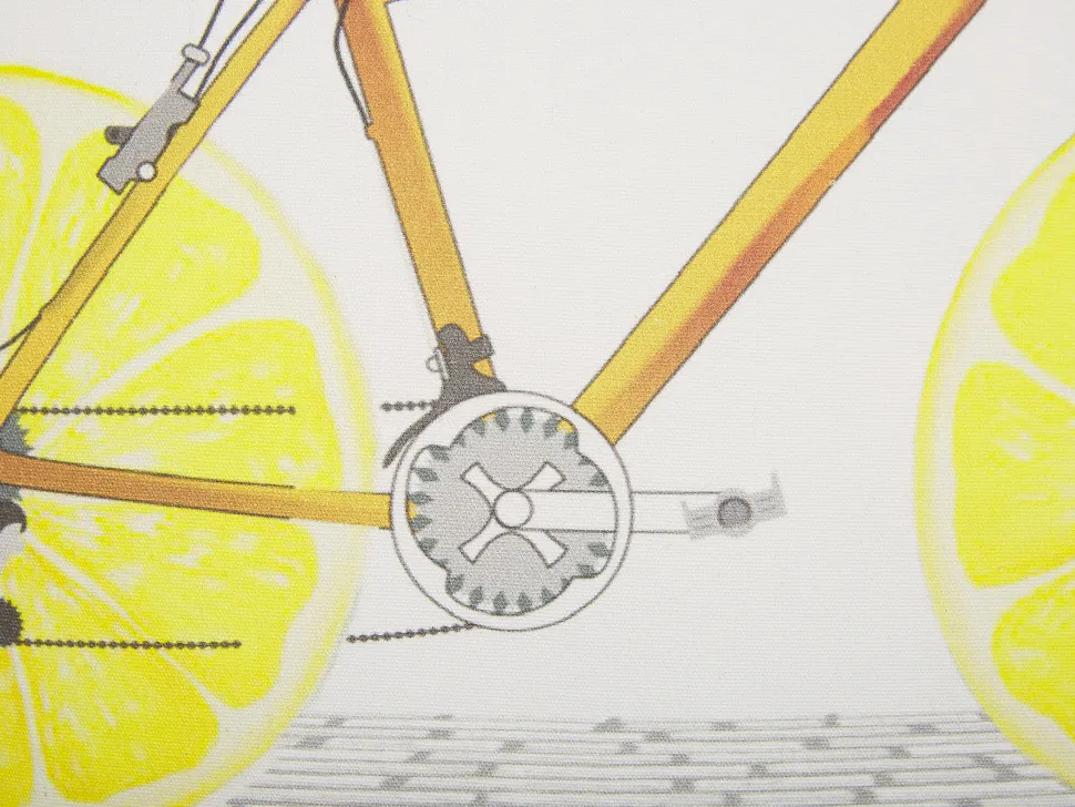 Dekokissen Fahrradmotiv Baumwolle Bunt 45 X 45 Cm 2Er Set Ruscus