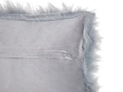 Dekokissen Felloptik Blau / Grau 42 X 42 Cm 2Er Set Lubha