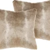 Dekokissen Felloptik Braun 45 X 45 Cm 2Er Set Hordeum