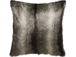 Dekokissen Felloptik Schwarz / Weis 45 X 45 Cm 2Er Set Rubrum