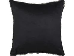 Dekokissen Felloptik Schwarz / Weis 45 X 45 Cm 2Er Set Rubrum