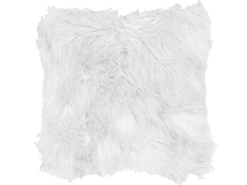 Dekokissen Felloptik Weis 42 X 42 Cm 2Er Set Lubha