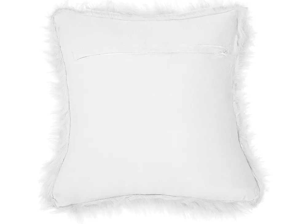 Dekokissen Felloptik Weis 42 X 42 Cm 2Er Set Lubha