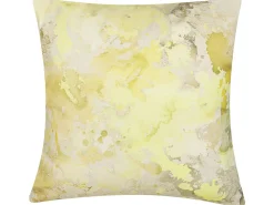 Dekokissen Fleckenmotiv Baumwolle Gelb 45 X 45 Cm 2Er Set Pachira