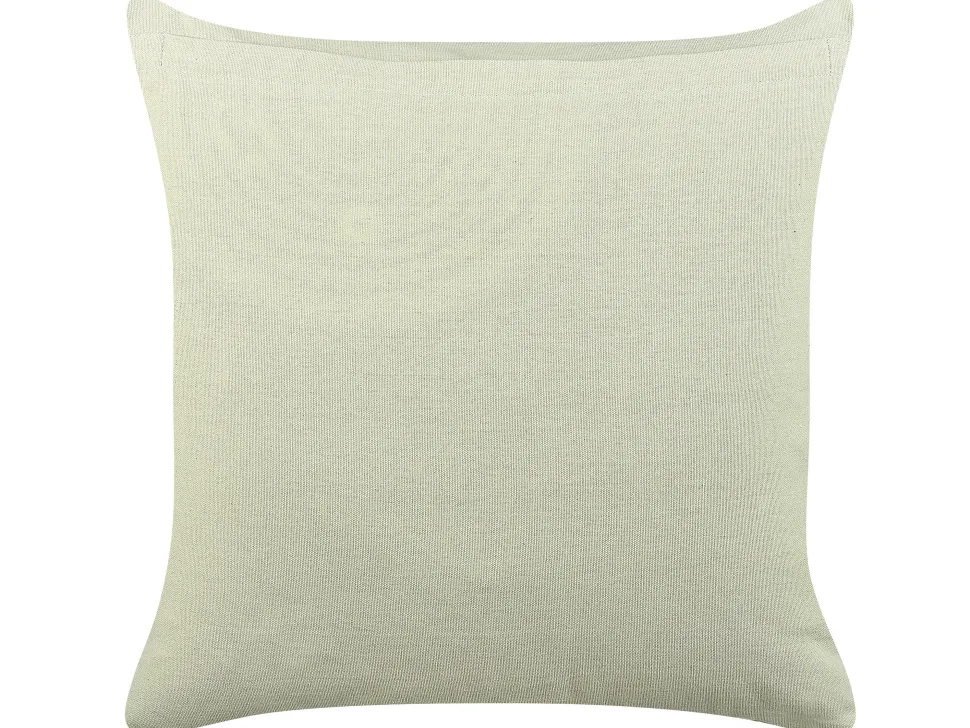Dekokissen Florales Motiv Samtstoff Grun 45 X 45 Cm Rungia