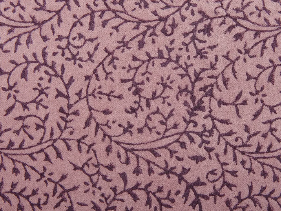 Dekokissen Florales Motiv Samtstoff Rosa 45 X 45 Cm Romneya