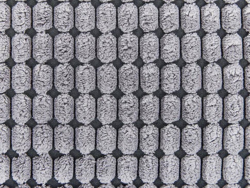 Dekokissen Geometrisches Muster Samtstoff Grau 45 X 45 Cm 2Er Set Aspidistra