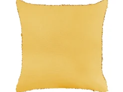 Dekokissen Geometrisches Muster Baumwolle Gelb Getuftet 45 X 45 Cm 2Er Set Rhoeo