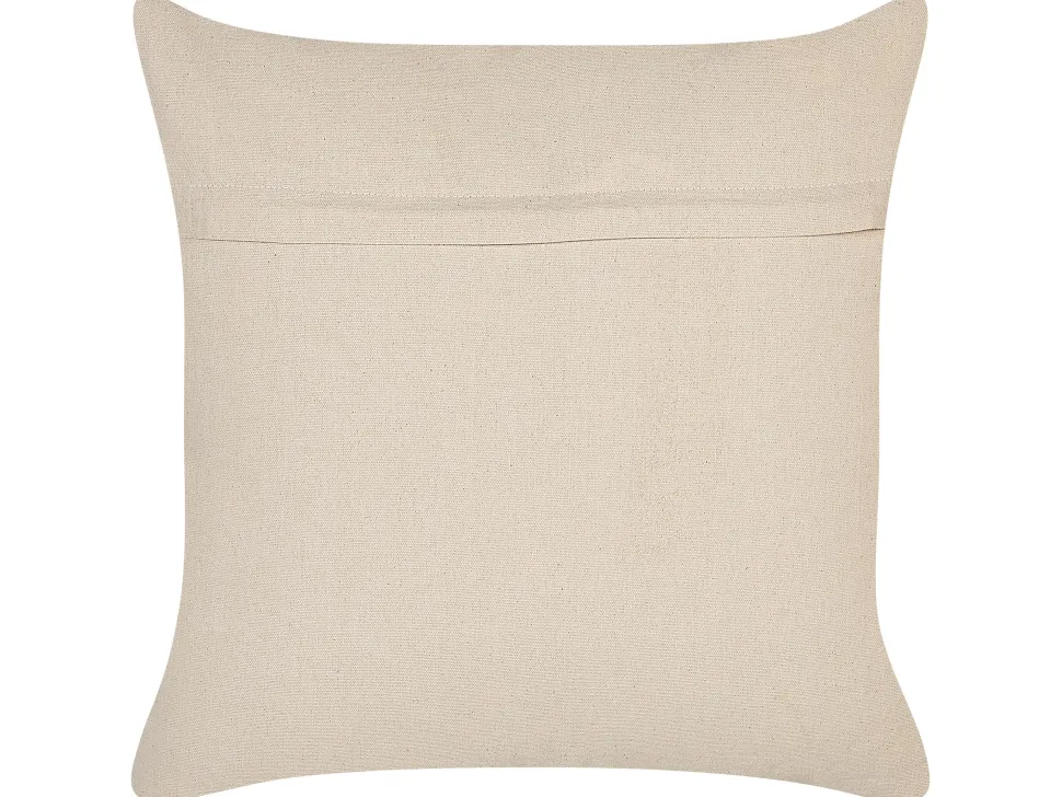 Dekokissen Geometrisches Muster Baumwolle Beige 45 X 45 Cm 2Er Set Ixora