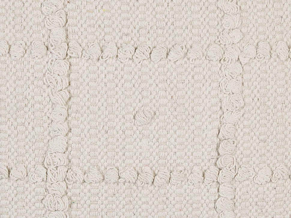 Dekokissen Geometrisches Muster Baumwolle Beige 45 X 45 Cm 2Er Set Ixora