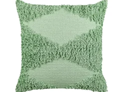 Dekokissen Geometrisches Muster Baumwolle Grun Getuftet 45 X 45 Cm Rhoeo