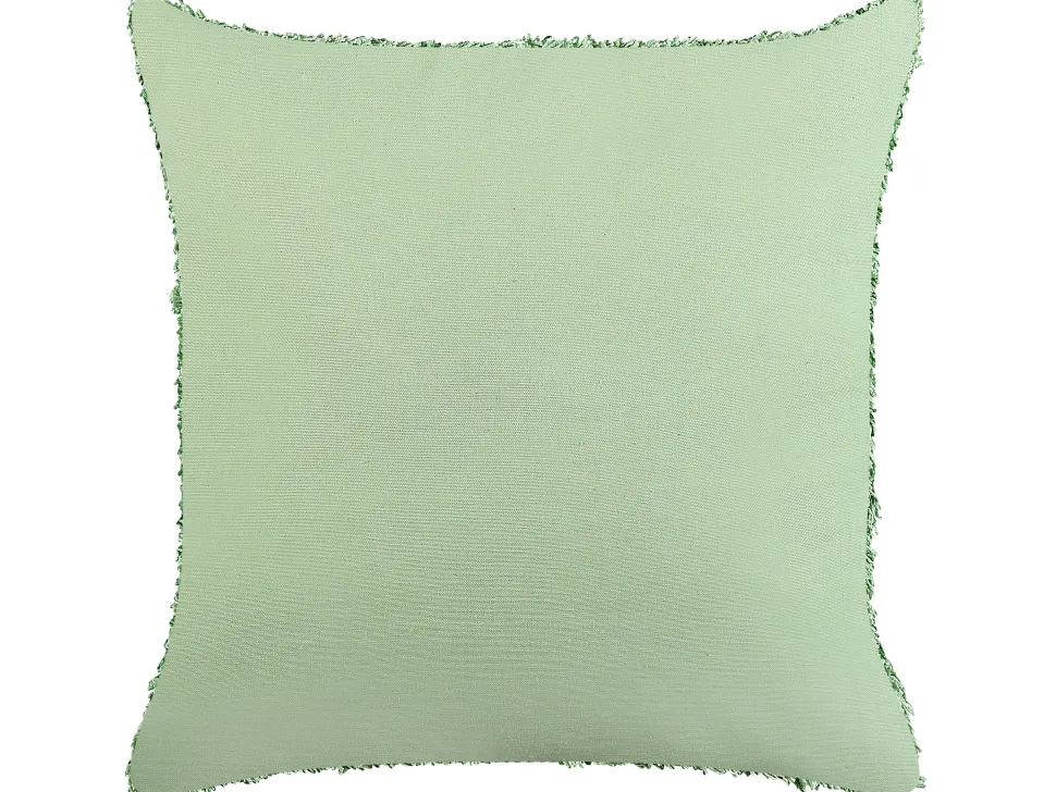 Dekokissen Geometrisches Muster Baumwolle Grun Getuftet 45 X 45 Cm Rhoeo