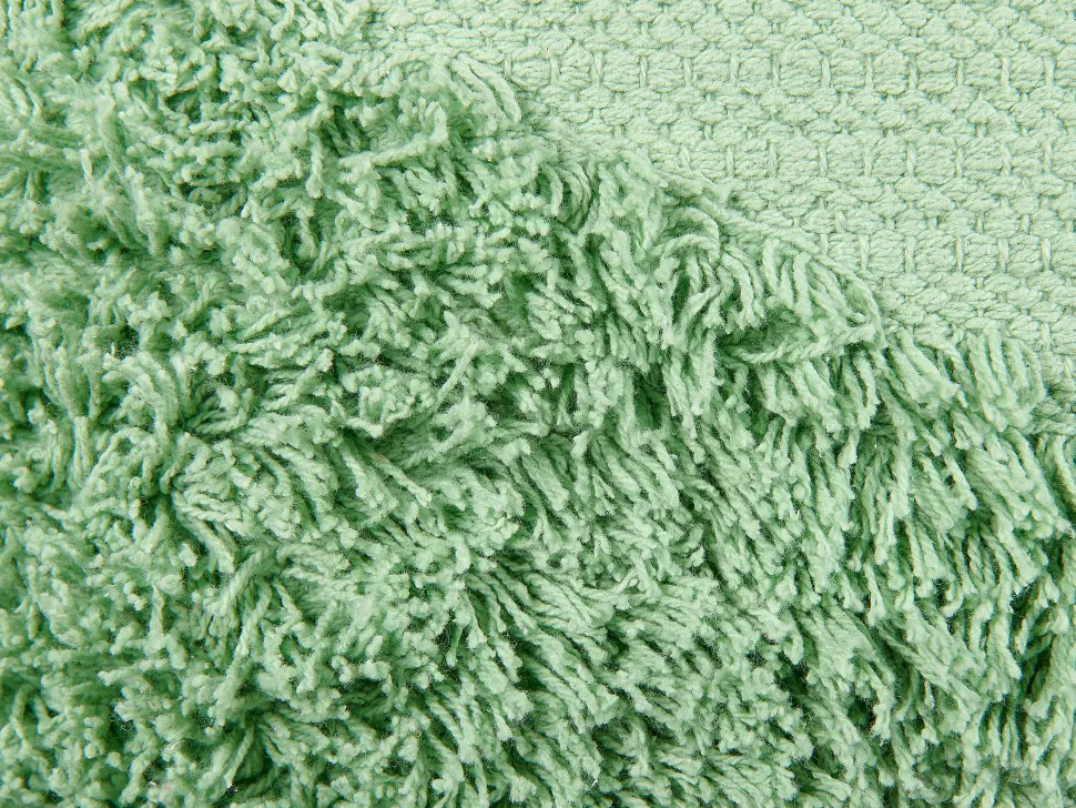 Dekokissen Geometrisches Muster Baumwolle Grun Getuftet 45 X 45 Cm Rhoeo