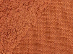 Dekokissen Geometrisches Muster Baumwolle Orange Getuftet 45 X 45 Cm Avium