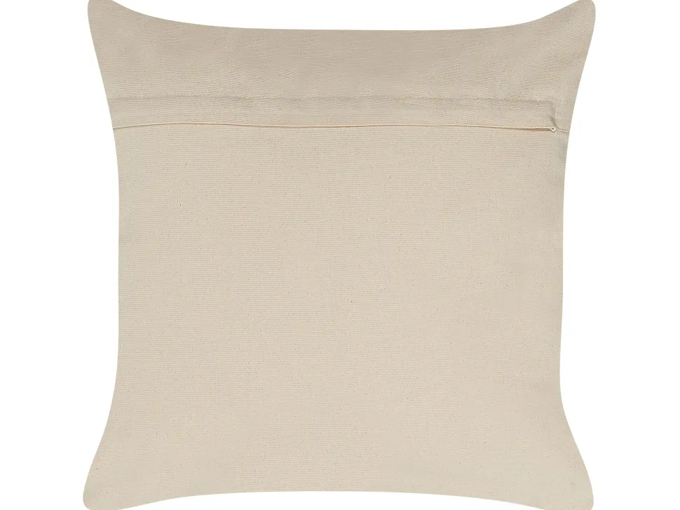 Dekokissen Geometrisches Muster Blau / Beige 50 X 50 Cm 2Er Set Safi