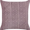Dekokissen Geometrisches Muster Samtstoff Rosa 45 X 45 Cm Silybum