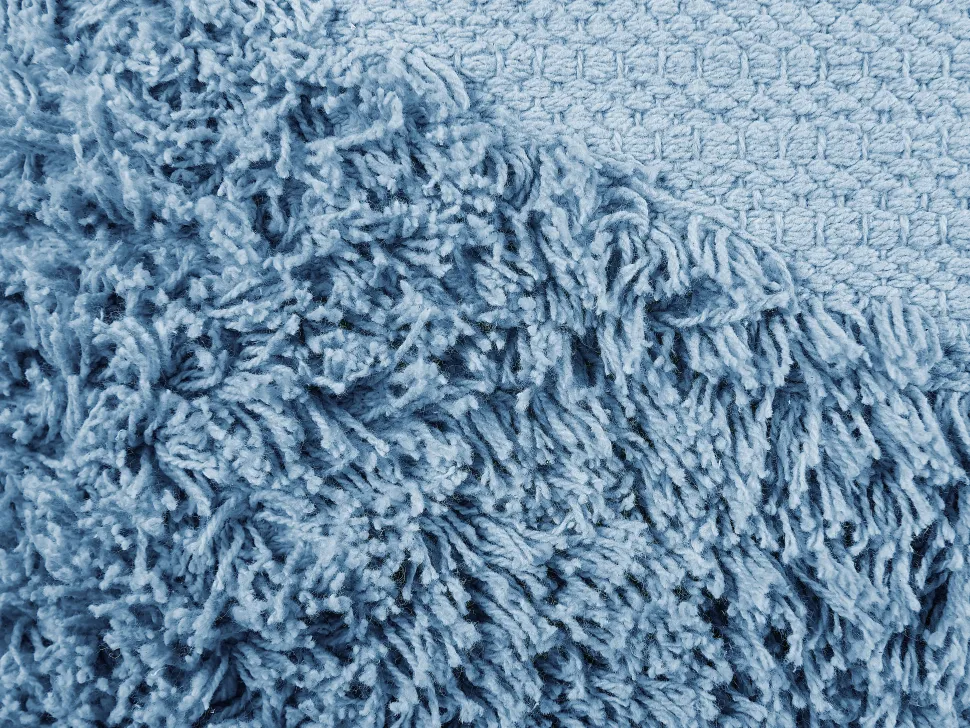 Dekokissen Geometrisches Muster Baumwolle Blau Getuftet 45 X 45 Cm Rhoeo