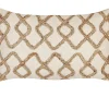 Dekokissen Geometrisches Muster Baumwolle Beige 30 X 50 Cm Incana