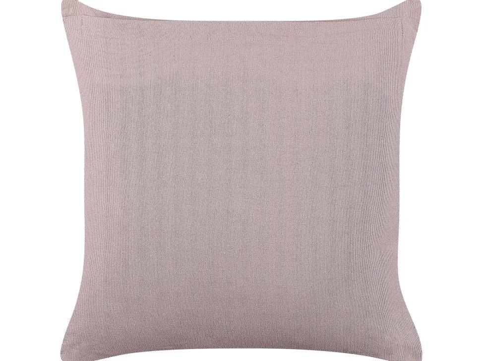 Dekokissen Geometrisches Muster Samtstoff Rosa 45 X 45 Cm Larkspur