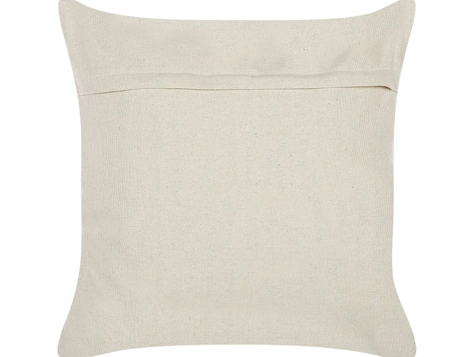Dekokissen Geometrisches Muster Baumwolle Beige / Orange Getuftet 45 X 45 Cm Brevifolia