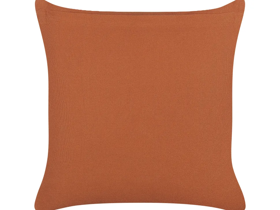 Dekokissen Geometrisches Muster Baumwolle Orange Getuftet 45 X 45 Cm Lewisia
