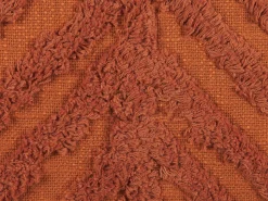 Dekokissen Geometrisches Muster Baumwolle Orange Getuftet 45 X 45 Cm Lewisia