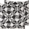 Dekokissen Geometrisches Muster Schwarz / Weis 45 X 45 Cm 2Er Set Koture