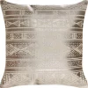 Dekokissen Geometrisches Muster Baumwolle Rosegold 50 X 50 Cm Oujda