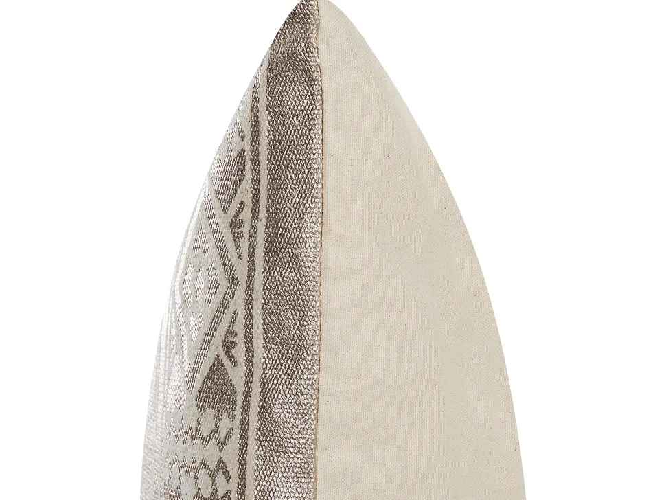 Dekokissen Geometrisches Muster Baumwolle Rosegold 50 X 50 Cm Oujda