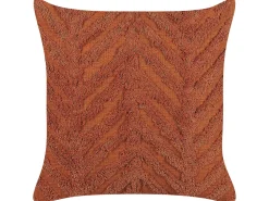 Dekokissen Geometrisches Muster Baumwolle Orange Getuftet 45 X 45 Cm 2Er Set Lewisia