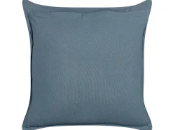 Dekokissen Geometrisches Muster Samtstoff Dunkelblau 45 X 45 Cm Seseli
