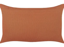 Dekokissen Geometrisches Muster Baumwolle Orange 35 X 55 Cm Orlaya