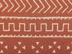 Dekokissen Geometrisches Muster Baumwolle Orange 35 X 55 Cm Orlaya