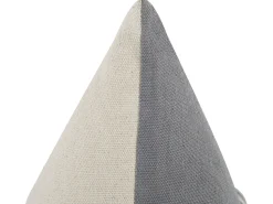Dekokissen Geometrisches Muster Baumwolle Weiss / Grau Getuftet 45 X 45 Cm Alocasia