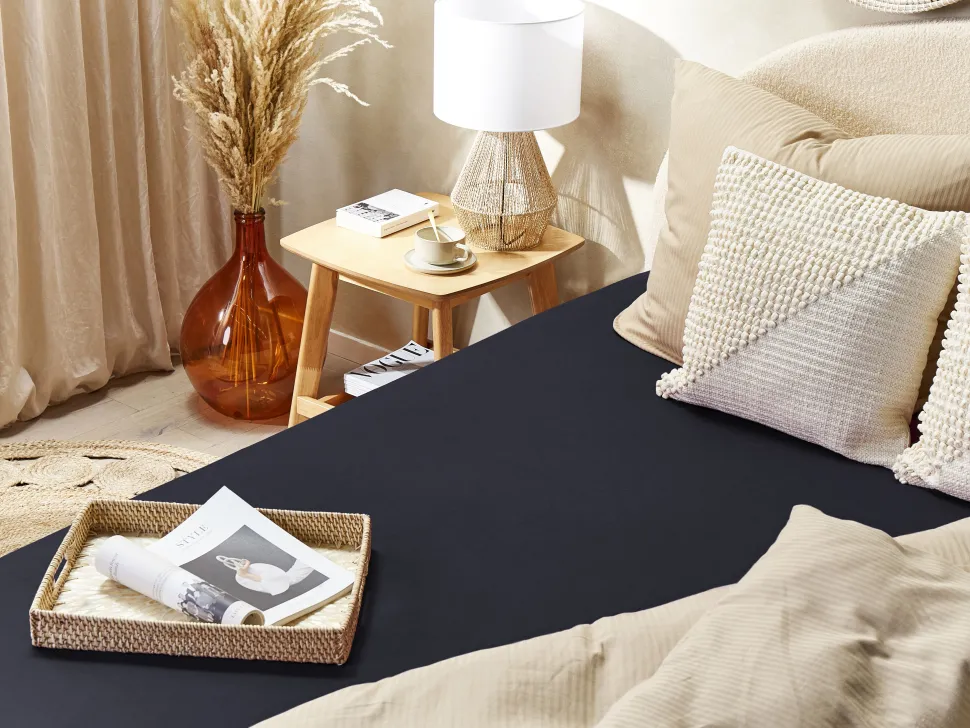 Dekokissen Geometrisches Muster Baumwolle Beige 45 X 45 Cm 2Er Set Pellaea