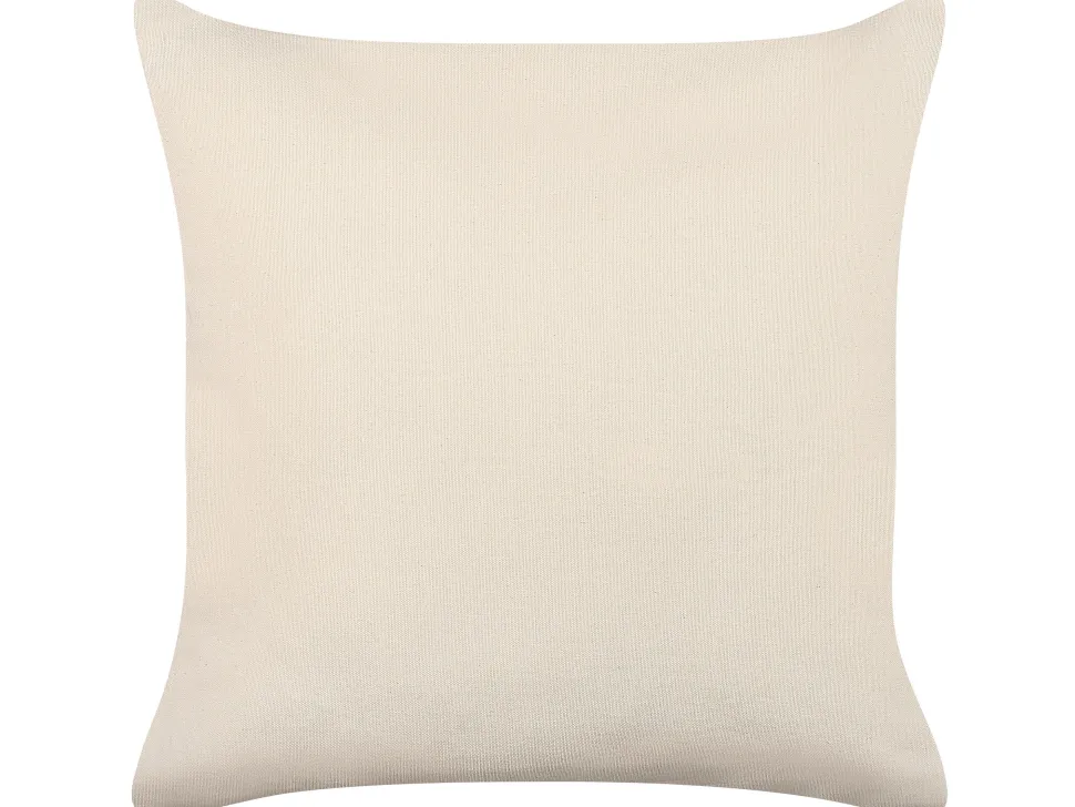 Dekokissen Geometrisches Muster Baumwolle Beige 45 X 45 Cm 2Er Set Pellaea