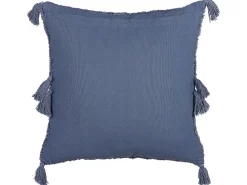 Dekokissen Geometrisches Muster Baumwolle Blau Getuftet 45 X 45 Cm Avium