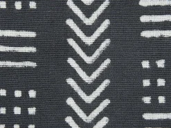 Dekokissen Geometrisches Muster Baumwolle Schwarz / Weis 45 X 45 Cm Benzoin